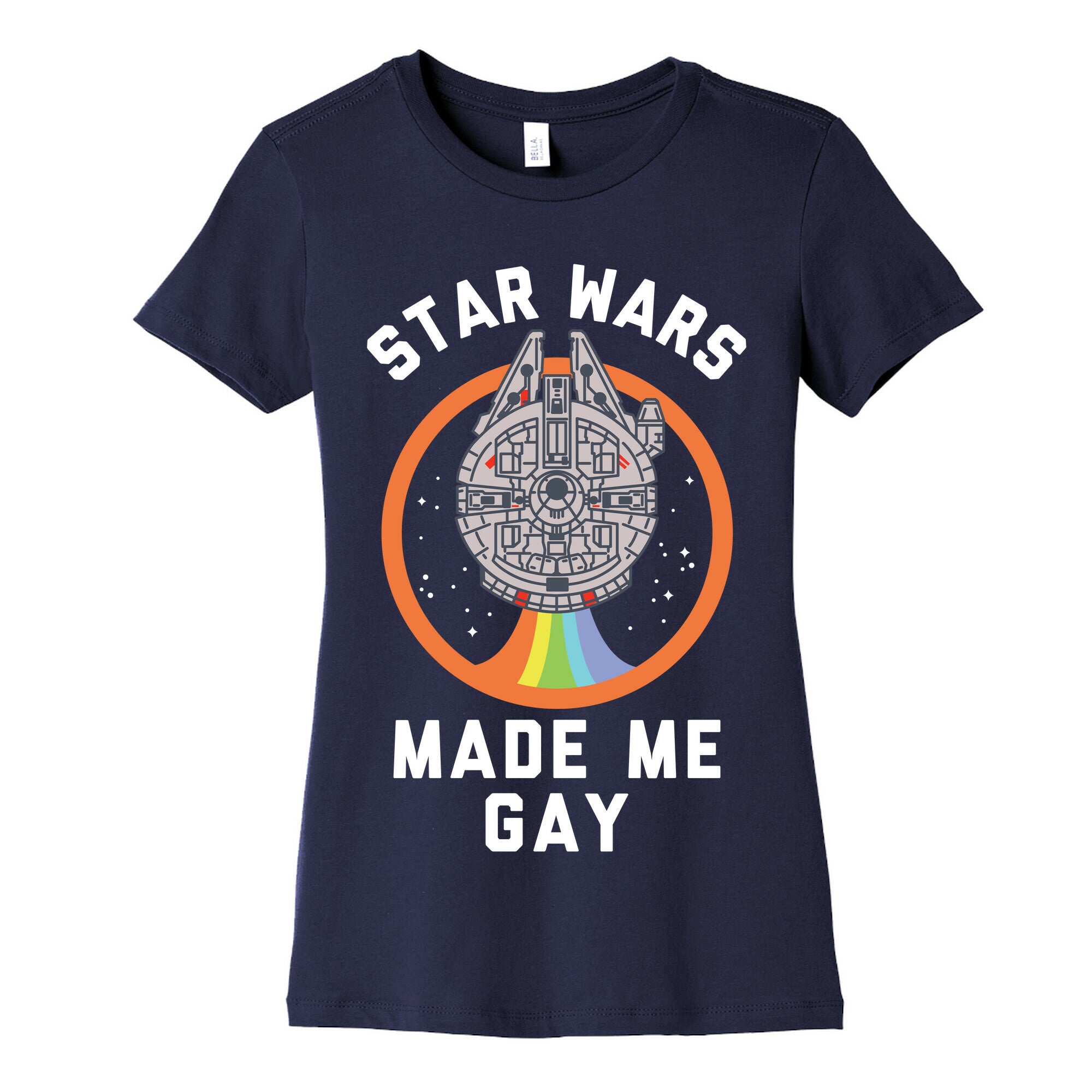 Star Wars Made Me Gay Womens Cotton Tee